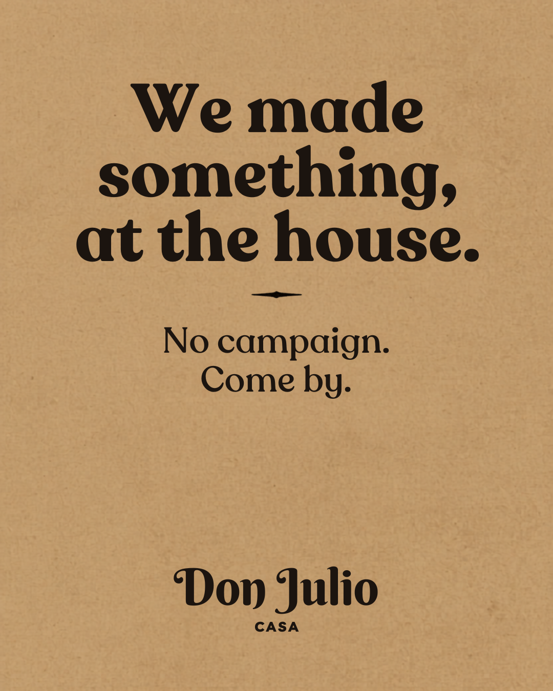 Don Julio Casa launch concept 01
