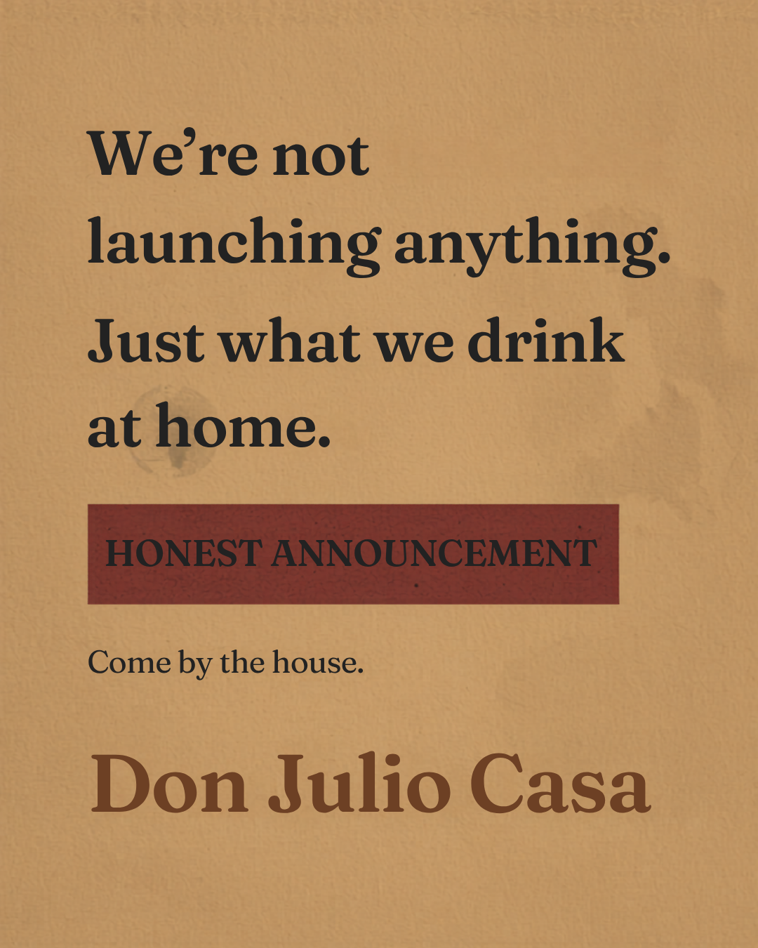 Don Julio Casa launch concept 03