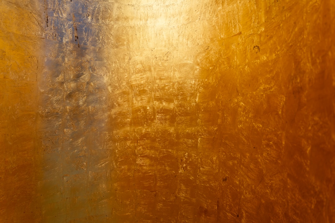 Gold foil detail