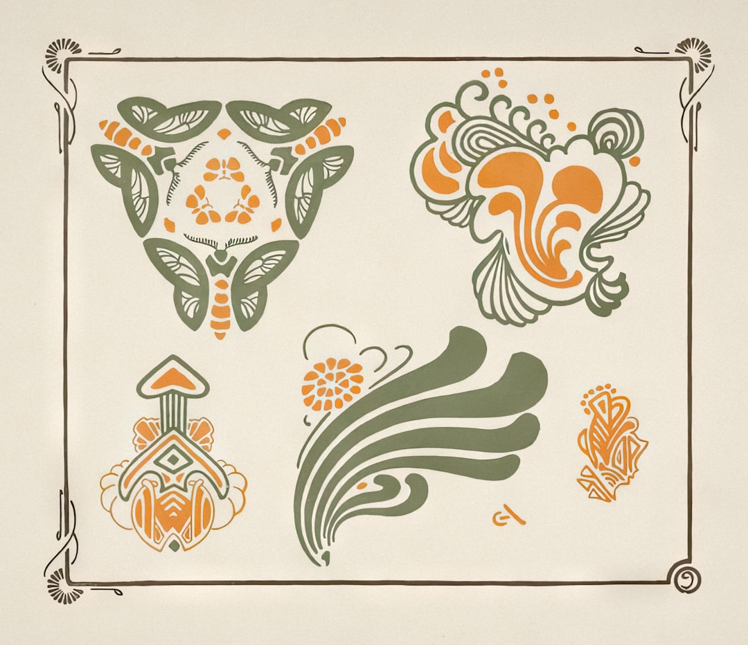 Ornate vintage typography